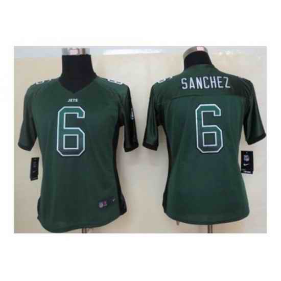 nike women nfl jerseys New York Jets #6 mark sanchez green[Elite drift fashion]